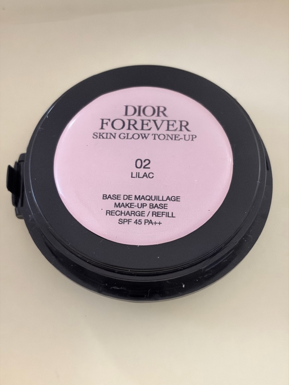 Dior Forever Skin Glow Tone-Up Makeup Base 02 Lilac REFILL NEW